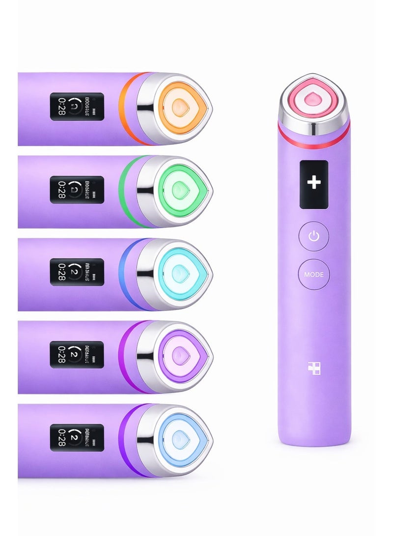 Medicube Age-R Booster Pro Purple |6-in-1 Real Glass Glow Beauty Massager | Looking Glass Skin | Korean Skin Care - Image 1